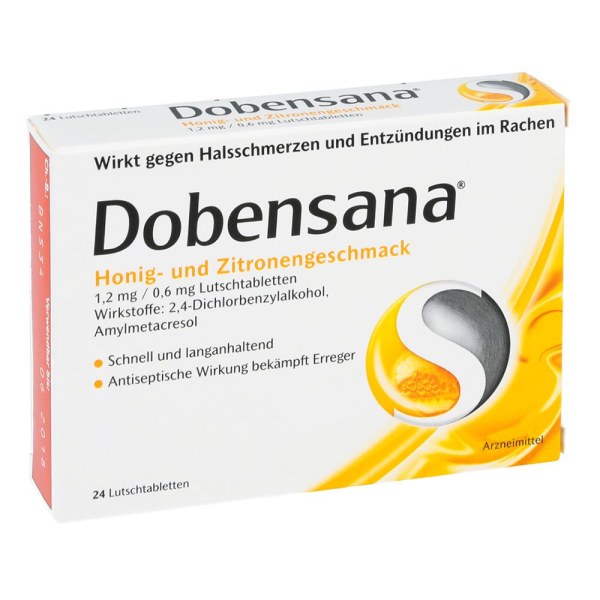德国dobensana 蜂蜜柠檬味喉咙痛含片 德国dobensana 蜂蜜柠檬味喉咙痛含片